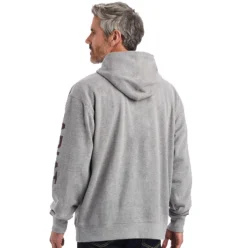 Ariat Men's Logo Hoodie Heather Grey -The Cowboy Shirt Sales Store 10040817 03