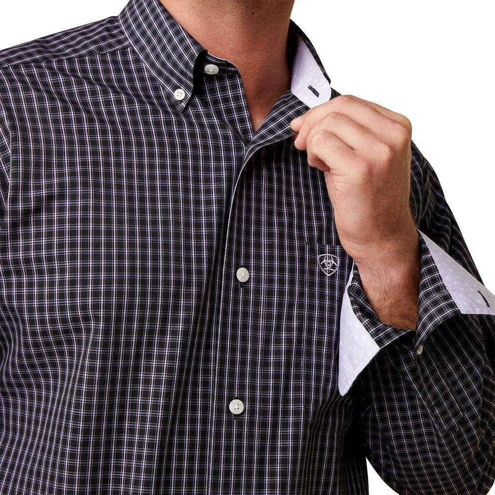 Ariat Men's Wrinkle Free Fitzgerald Fitted Shirt 3 Ariat Men's Wrinkle Free Fitzgerald Fitted Shirt - Image 3