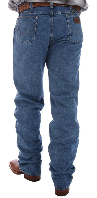Wrangler Men's Cowboy Cut Stonewash Denim Jeans 1 Wrangler Men's Cowboy Cut Stonewash Denim Jeans