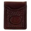 Texas Saddlery Chocolate Spider Money Clip