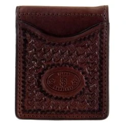 Texas Saddlery Chocolate Spider Money Clip