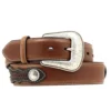 Mens 1 1/2 Distressed Leather Belt