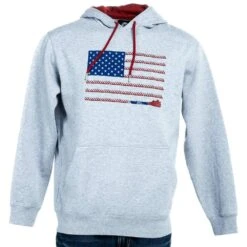 Hooey Men's Liberty Roper Gray Hooded Sweatshirt