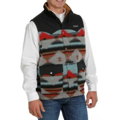 Cinch Men's Aztec Quilted Vest