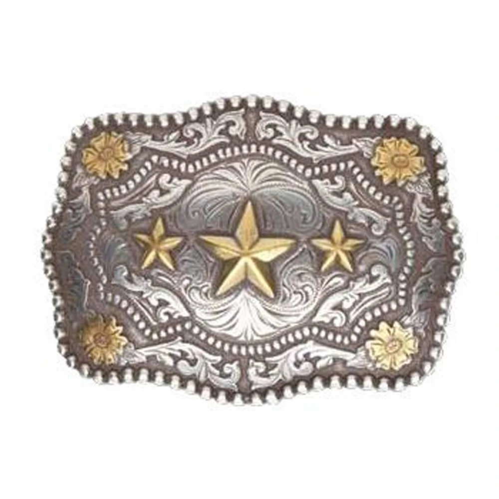And West Scallop Triple Star Buckle 1 And West Scallop Triple Star Buckle