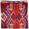 Wyoming Traders Men's Aztec Red And Blue Wild Rag Scarf