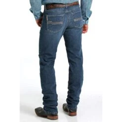 Cinch Men's Jesse Dark Stonewash Straight Leg Jean
