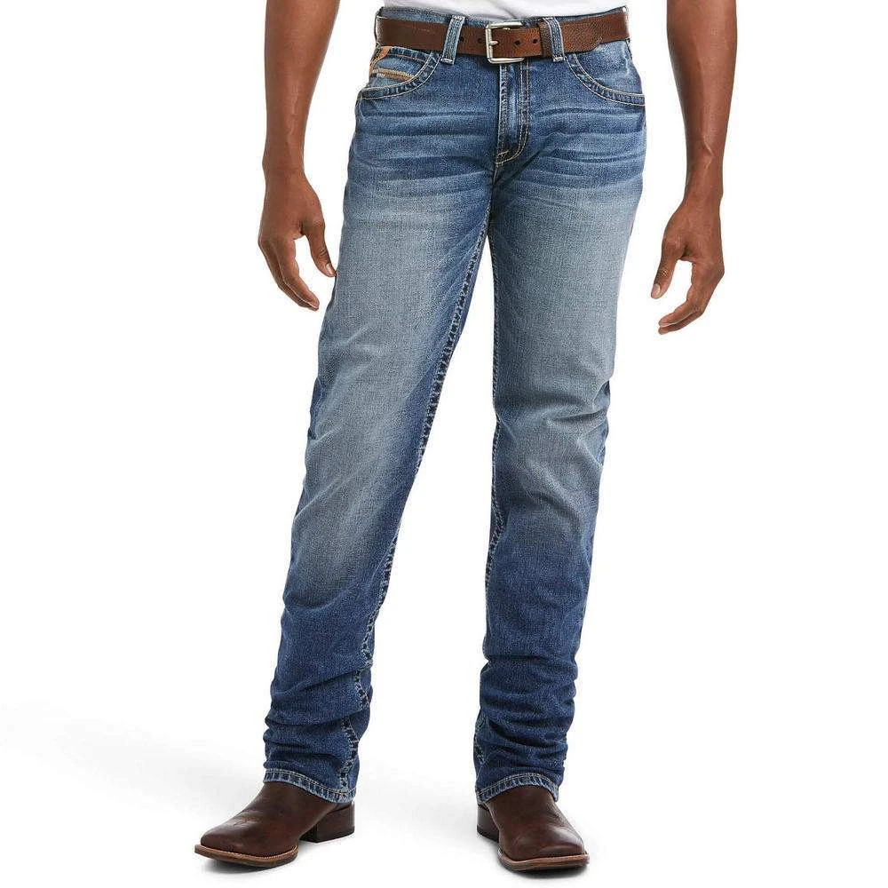 Ariat Men's M4 Low Rise Stretch Longspur Stackable Straight Leg Jean 3 Ariat Men's M4 Low Rise Stretch Longspur Stackable Straight Leg Jean - Image 3