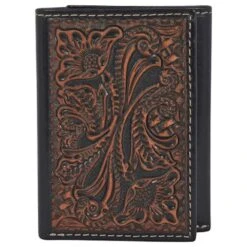 Tony Lama Tooled Trifold Wallet