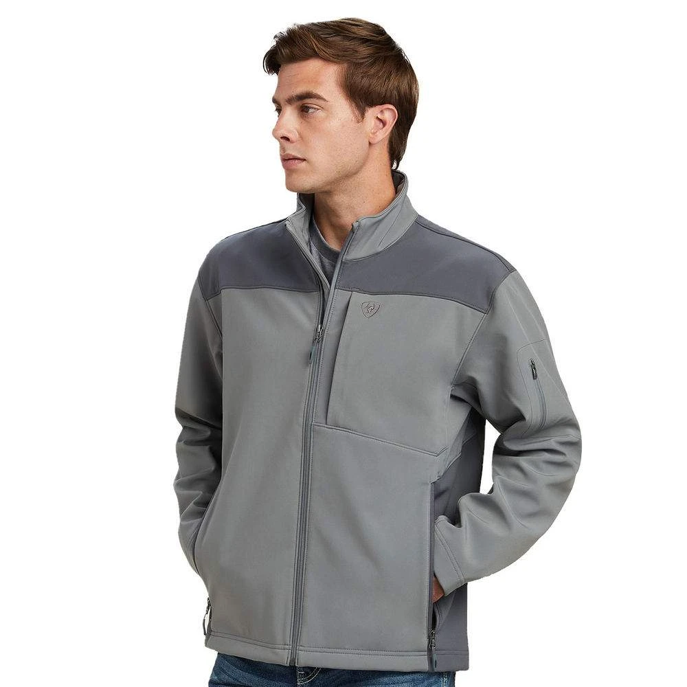 Ariat Men's Vernon 2.0 Jetty Gray Softshell Jacket 1 Ariat Men's Vernon 2.0 Jetty Gray Softshell Jacket