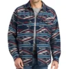 Ariat Men's Chimayo Retro Navy Aztec Shirt Jacket