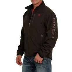 Cinch Men's Red And Black Jacket