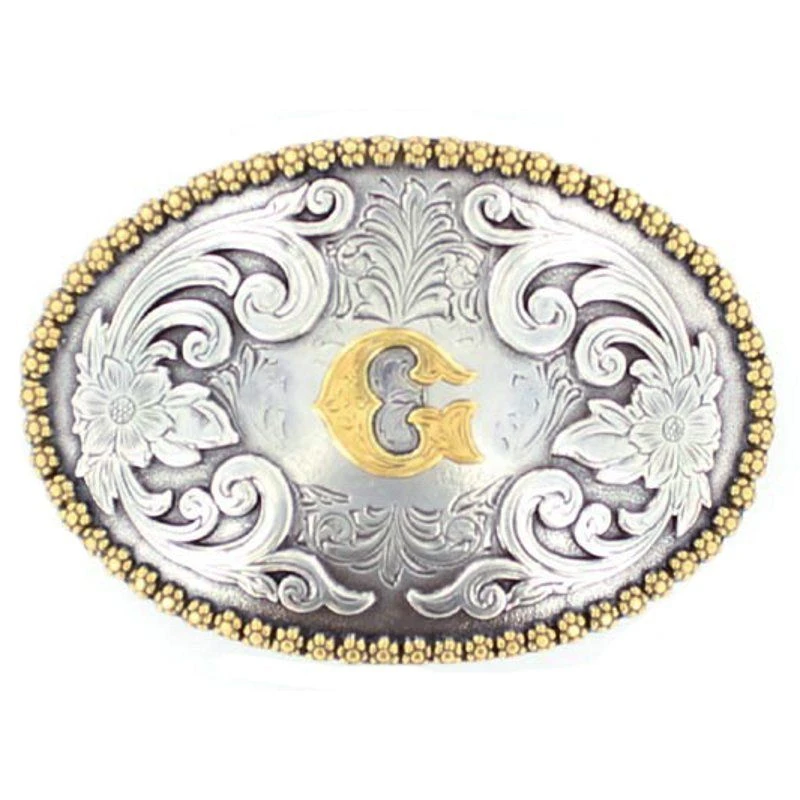 M&F G Initial Belt Buckle 1 M&F G Initial Belt Buckle