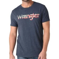 Wrangler Men's American Flag Graphic Tee