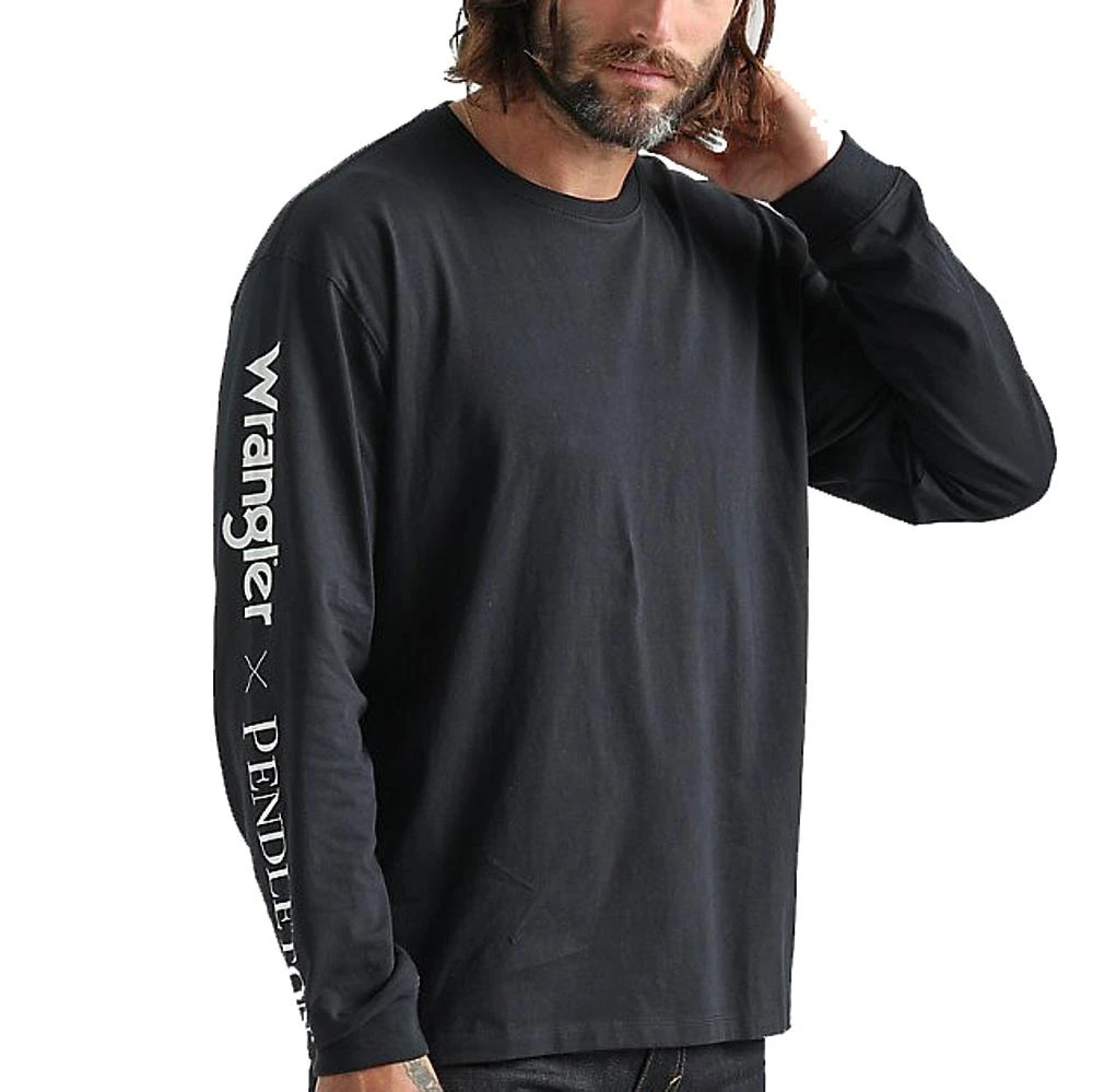 Wrangler Men's X Pendleton Logo Sleeve T-Shirt 1 Wrangler Men's X Pendleton Logo Sleeve T-Shirt
