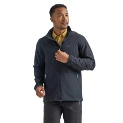 Wrangler Mens ATG-X Full Zip Black Jacket
