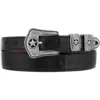 Tony Lama Men's Black Croc Print Western Belt