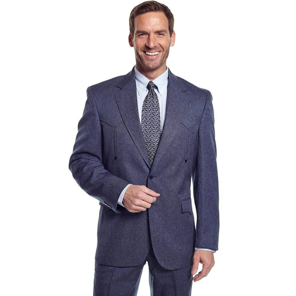 Circle S Men's Vegas Heather Navy Sportscoat 1 Circle S Men's Vegas Heather Navy Sportscoat