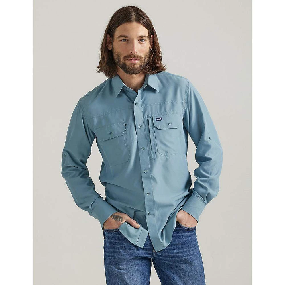 Wrangler Men's Performance Long Sleeve Shirt 1 Wrangler Men's Performance Long Sleeve Shirt