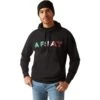 Ariat Mens Mexico Black Hoodie