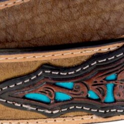 Gem Dandy Accessories Roper Men's Belt With Turquoise Inlay Tabs 5 Gem Dandy Accessories Roper Men's Belt With Turquoise Inlay Tabs -The Cowboy Shirt Sales Store 8633500 210 1