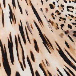 Wyoming Traders Men's Leopard Charmeuse Silk Wild Rag