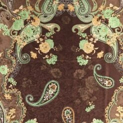 Wyoming Traders Men's Hickory Mint Charmeuse Silk Wild Rag