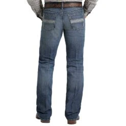 Cinch Ian Slim Fit Medium Stonewash Jeans -The Cowboy Shirt Sales Store MB53336001 3