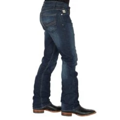 Cinch Mens Ian Dark Stonewash Jean -The Cowboy Shirt Sales Store MB65436001 IND 2