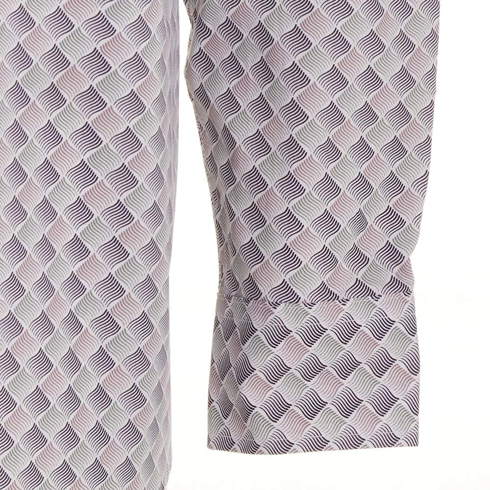 Wrangler Men's George Strait Purple Print Long Sleeve Button-Down Western Shirt 3 Wrangler Men's George Strait Purple Print Long Sleeve Button-Down Western Shirt - Image 3