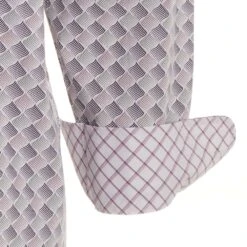 Wrangler Men's George Strait Purple Print Long Sleeve Button-Down Western Shirt 8 Wrangler Men's George Strait Purple Print Long Sleeve Button-Down Western Shirt -The Cowboy Shirt Sales Store MGSP947 3