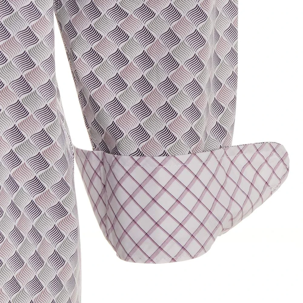 Wrangler Men's George Strait Purple Print Long Sleeve Button-Down Western Shirt 4 Wrangler Men's George Strait Purple Print Long Sleeve Button-Down Western Shirt - Image 4