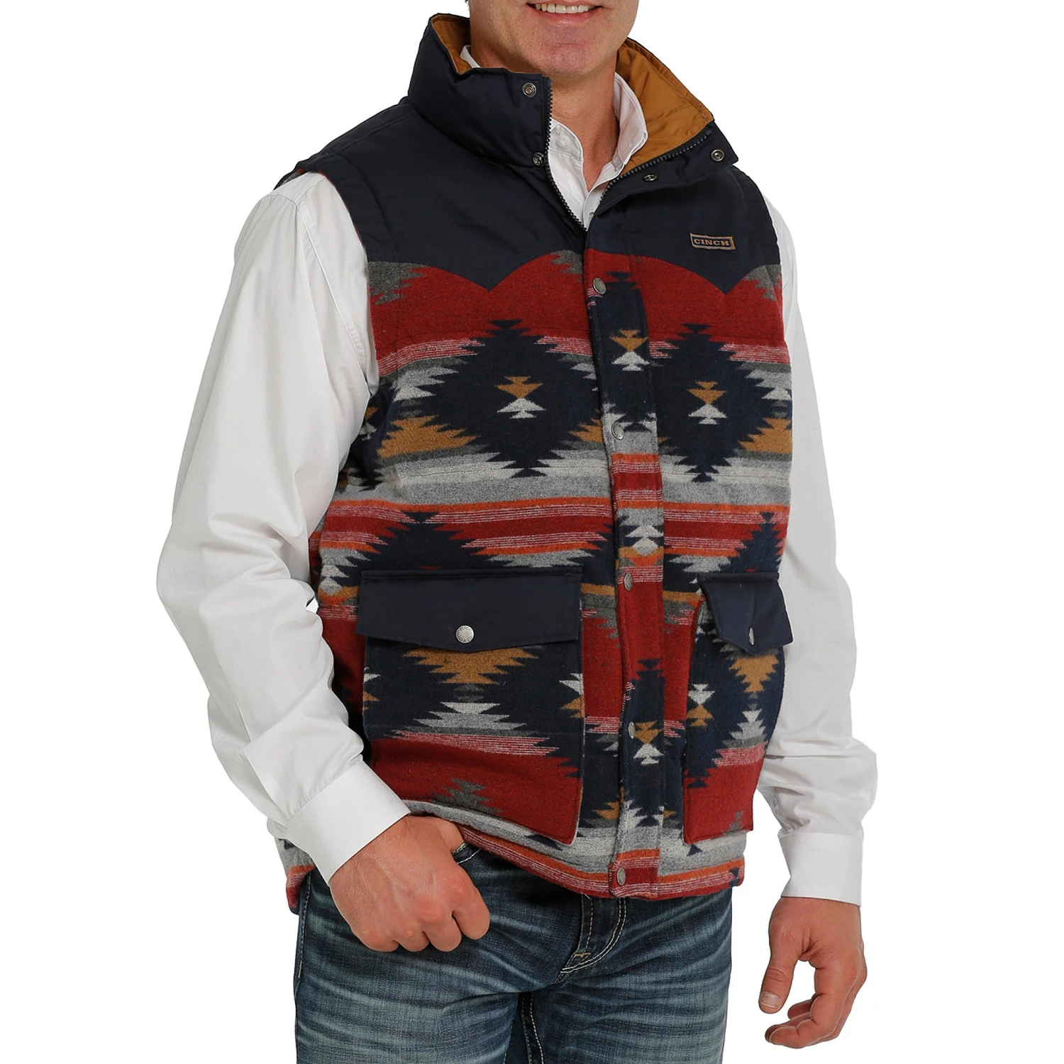 Cinch Men's Quilted Vest 2 Cinch Men's Quilted Vest - Image 2