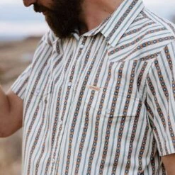 Sendero Provisions Co. Men's Serape Pearl Snap Short Sleeve -The Cowboy Shirt Sales Store SPCS723S13A 4